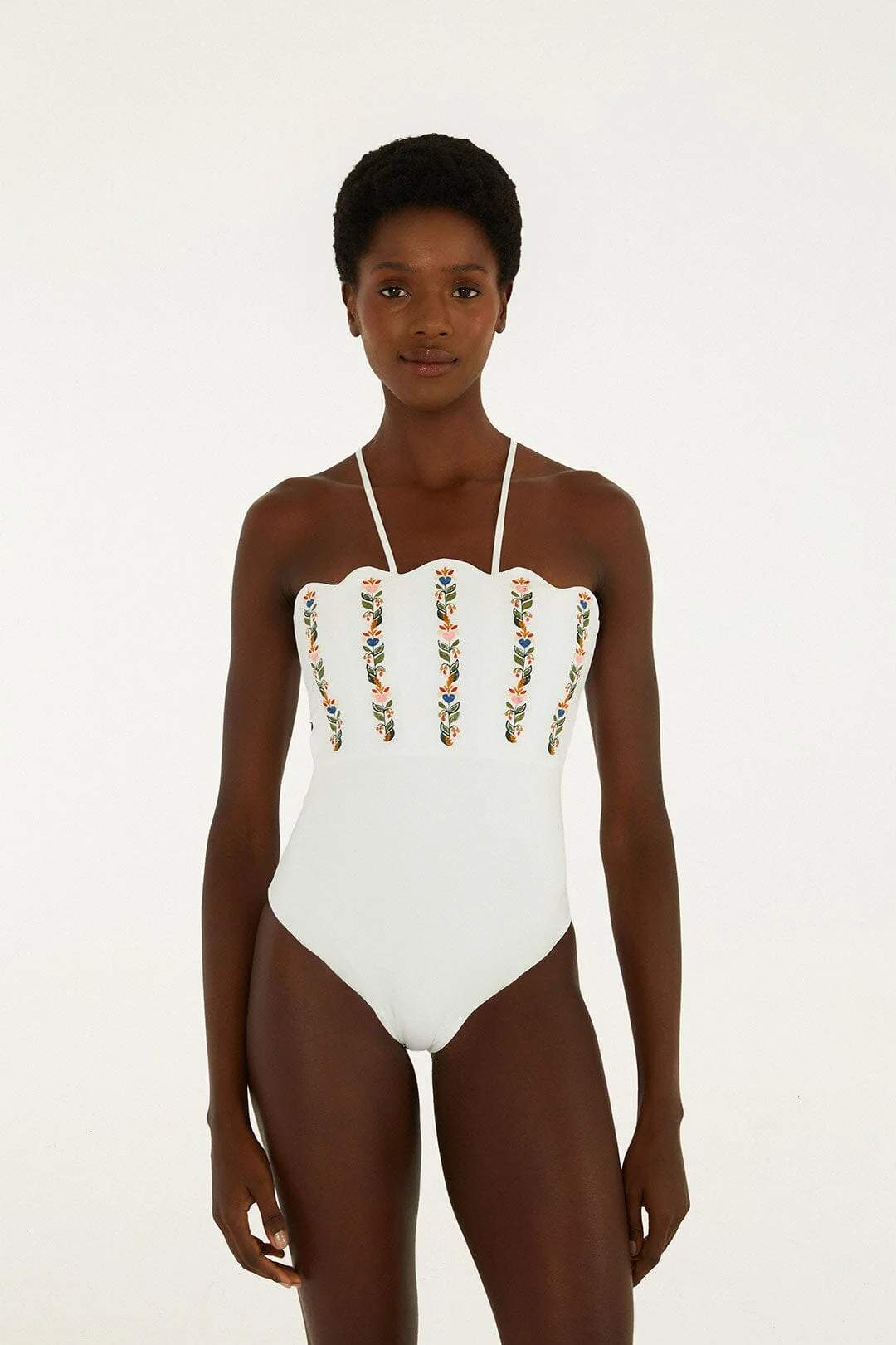 Off-White Stitched Garden Cropped One Piece