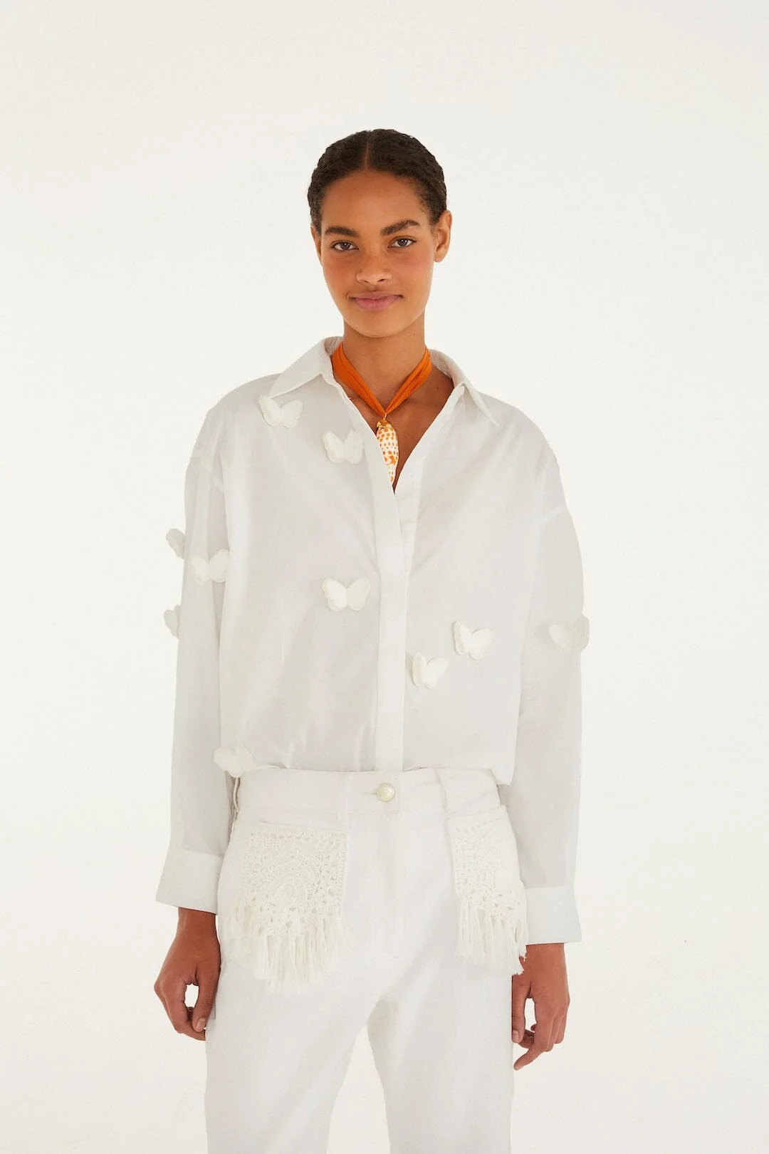 Off-White Butterflies Blouse