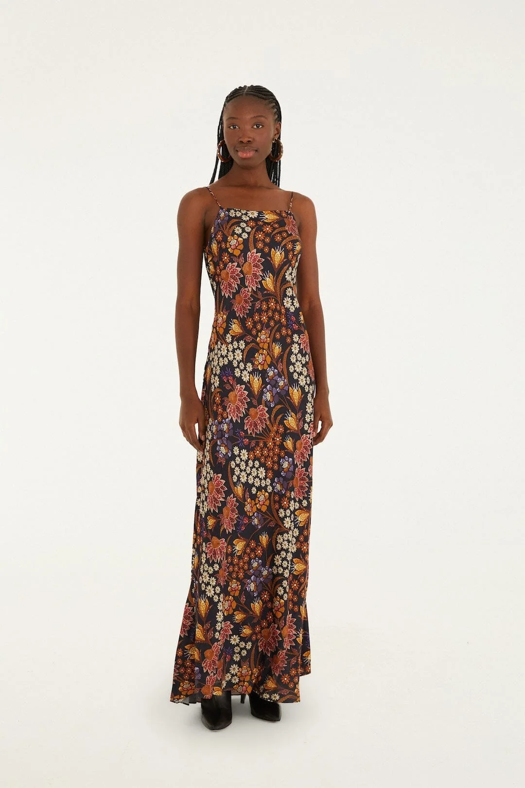 Black Lili Slip Maxi Dress