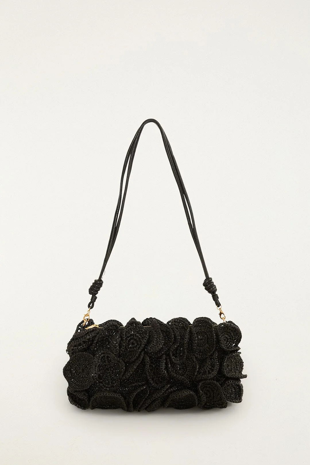 Raffia Flower Clutch