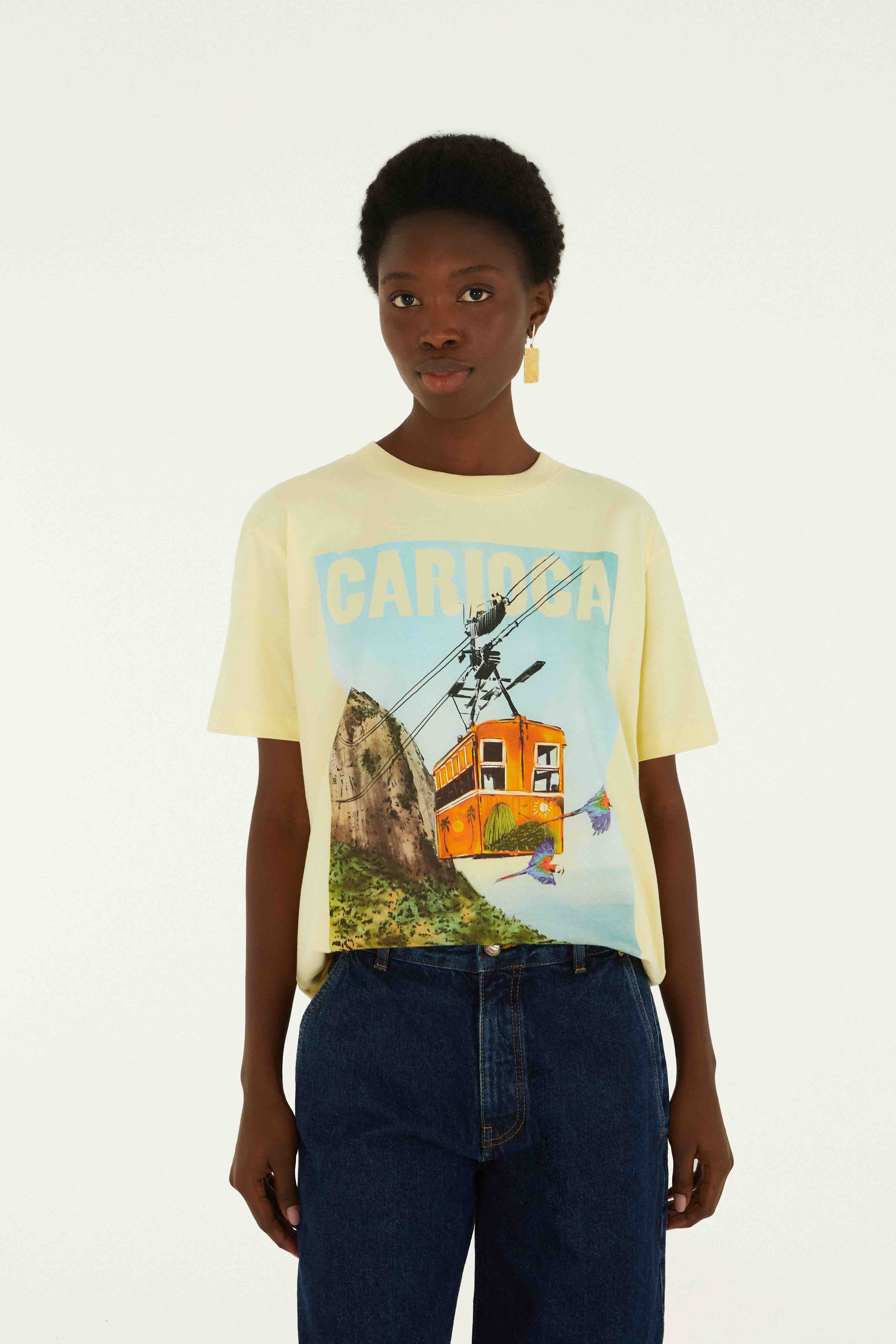 Bondinho Landscape Carioca  Relaxed T-Shirt
