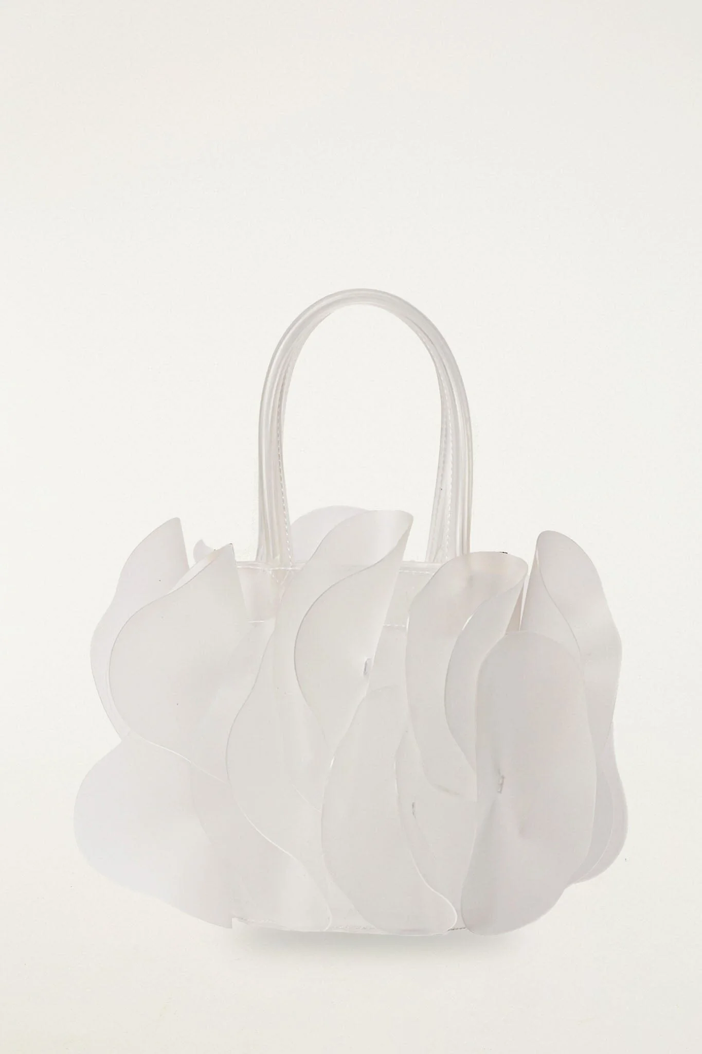 White Jelly Flower Bag