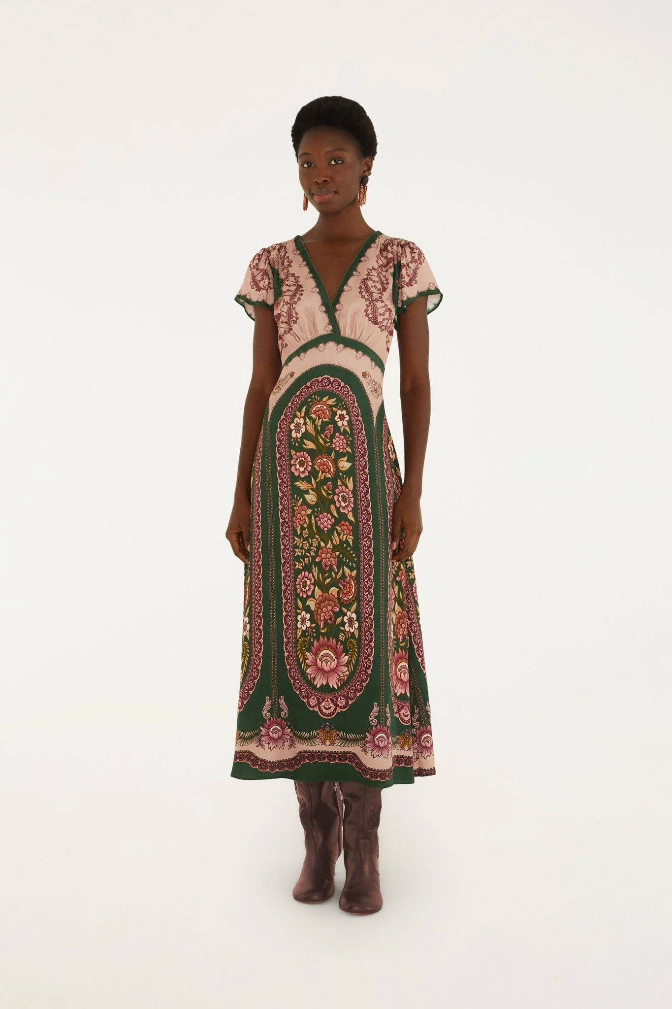 Daniela Short Sleeve Maxi Dress