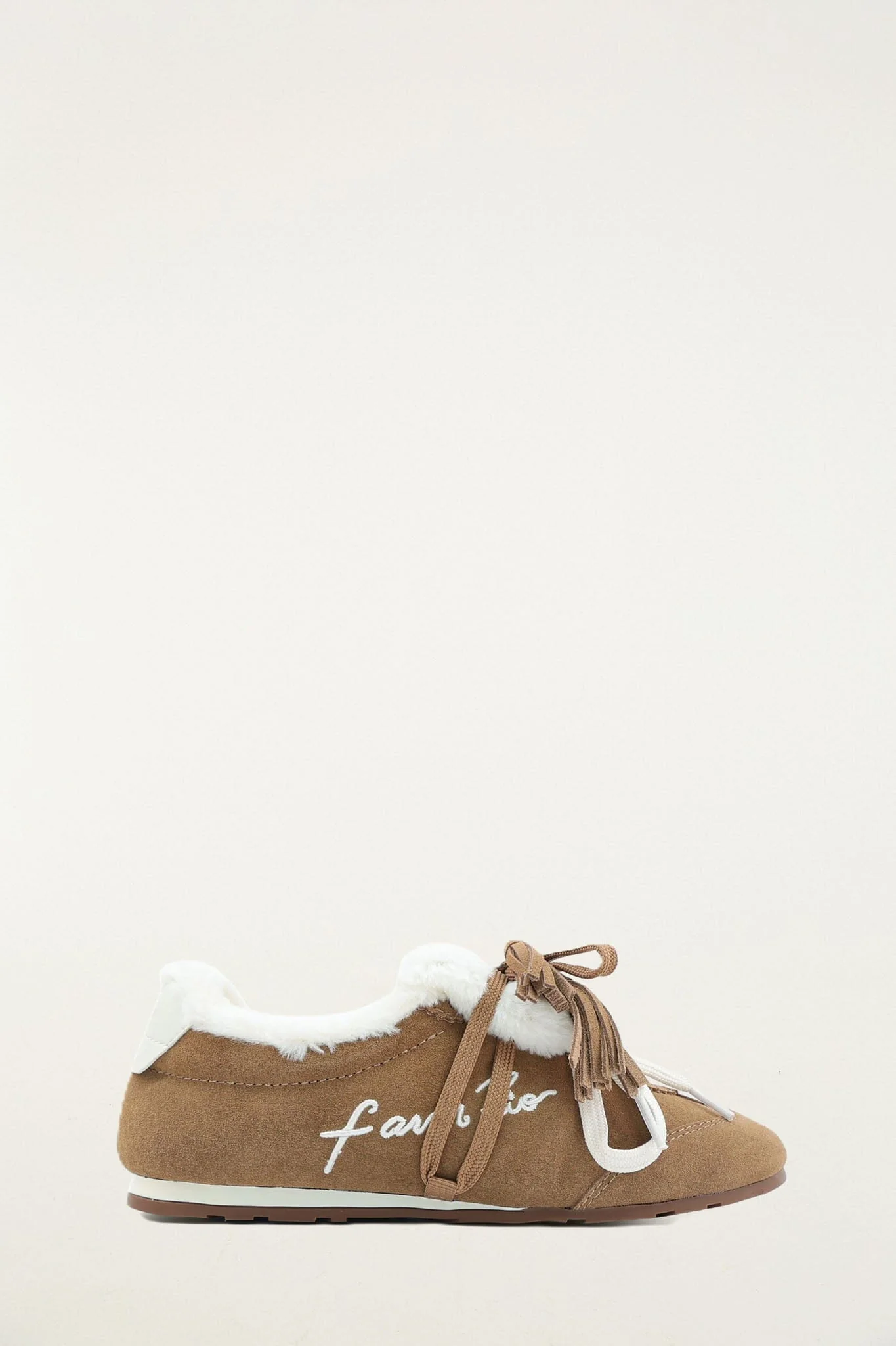 Farm Shearling Sneakerina