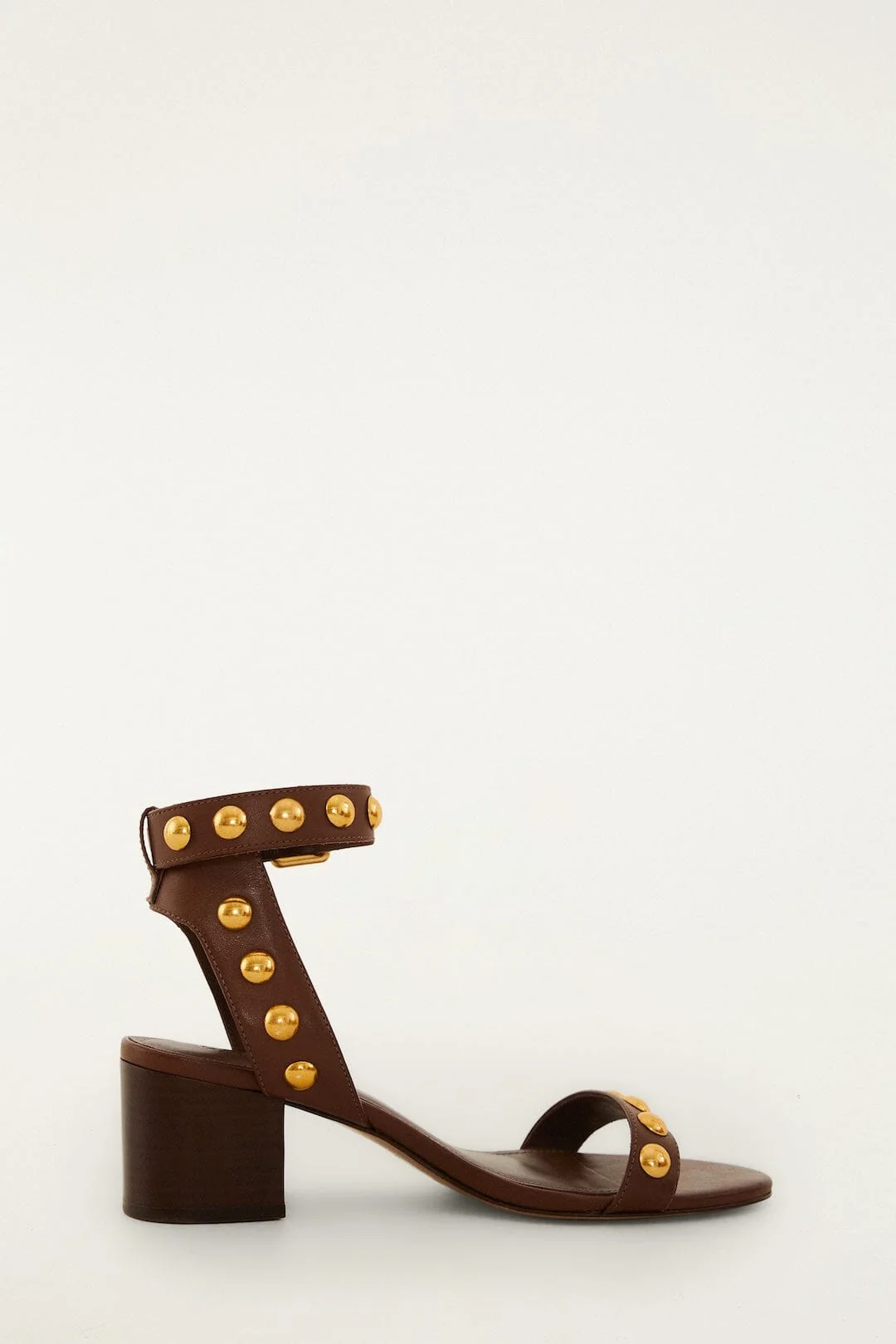 Leather Block Sandal