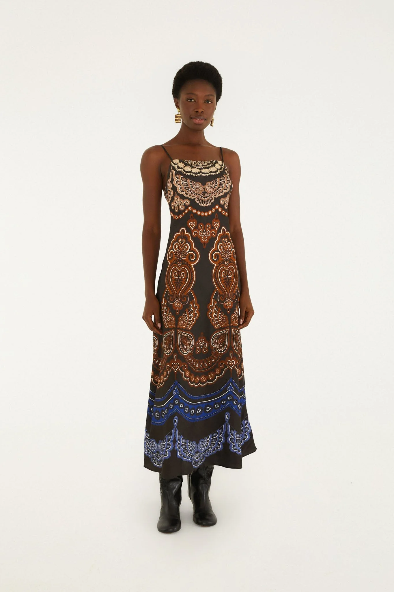 Nicole Sleeveless Slip Maxi Dress